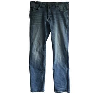 DL1961 Jeans Mens 33 x 32 Nick Slim Tower Straight Stretch Denim Blue Denim